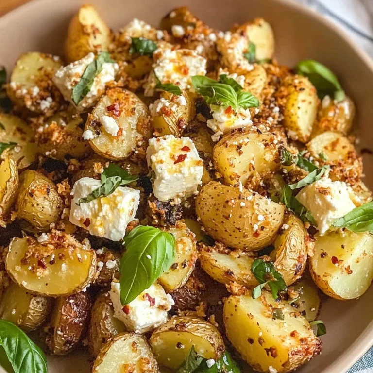 Baked Feta Potatoes