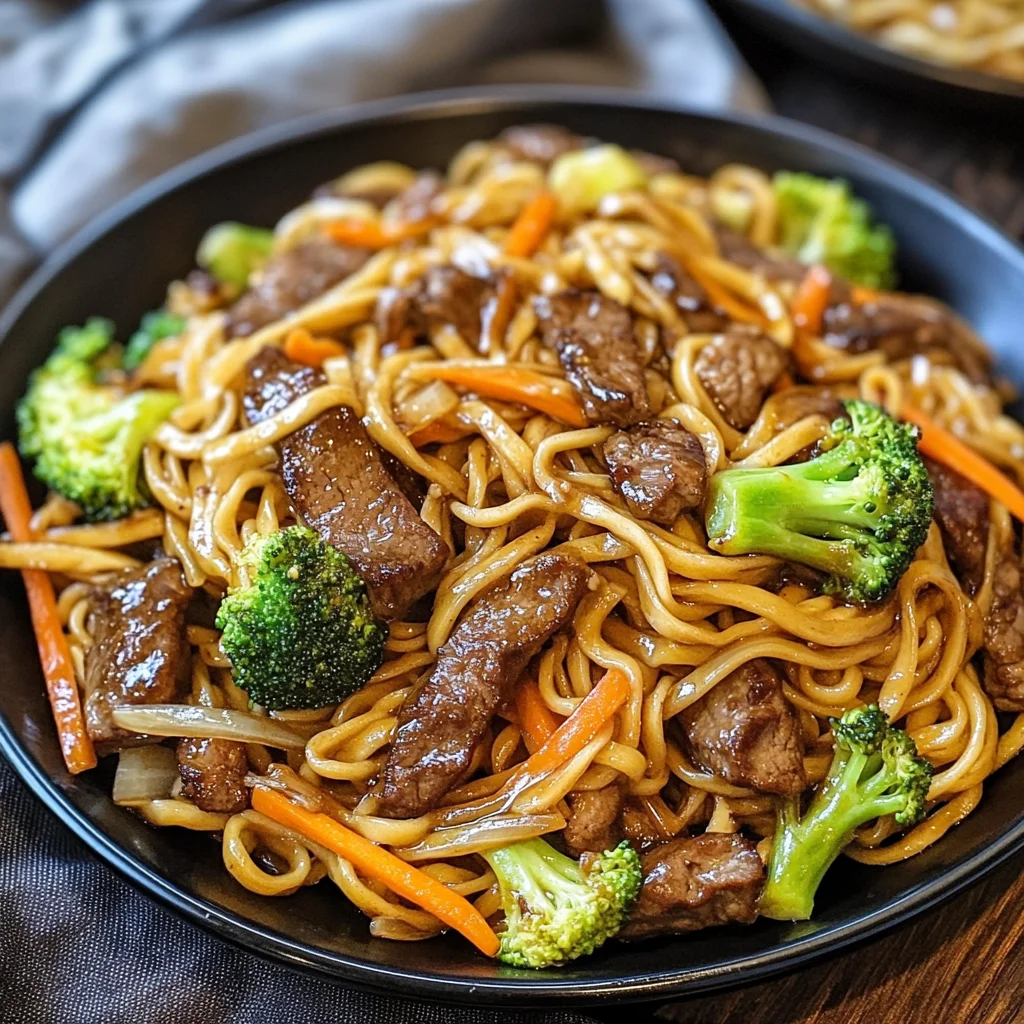 Beef Lo Mein Recipe