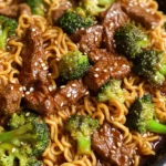 Beef and Broccoli Ramen Stir Fry