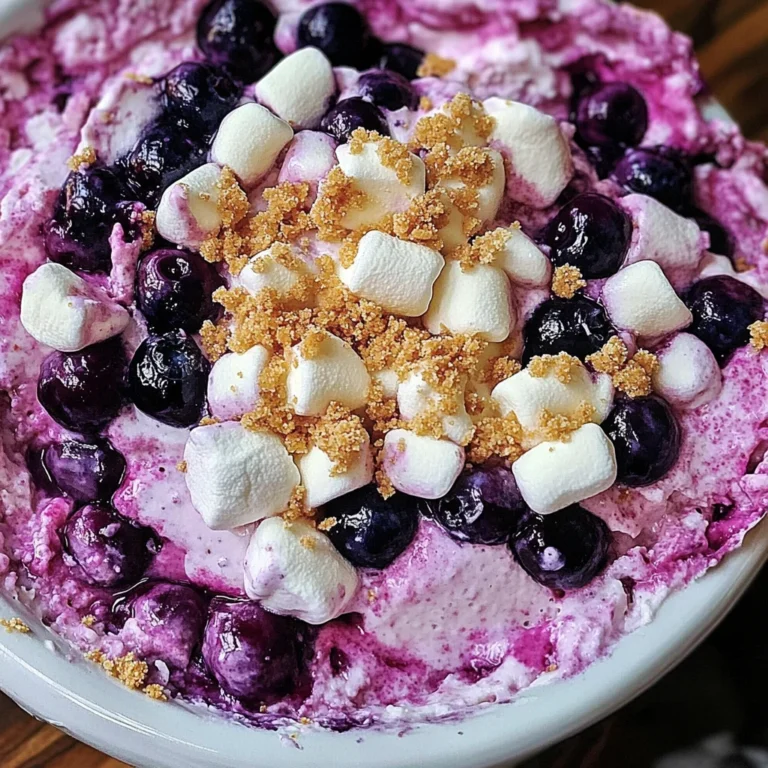 Blueberry Pie Fluff Salad