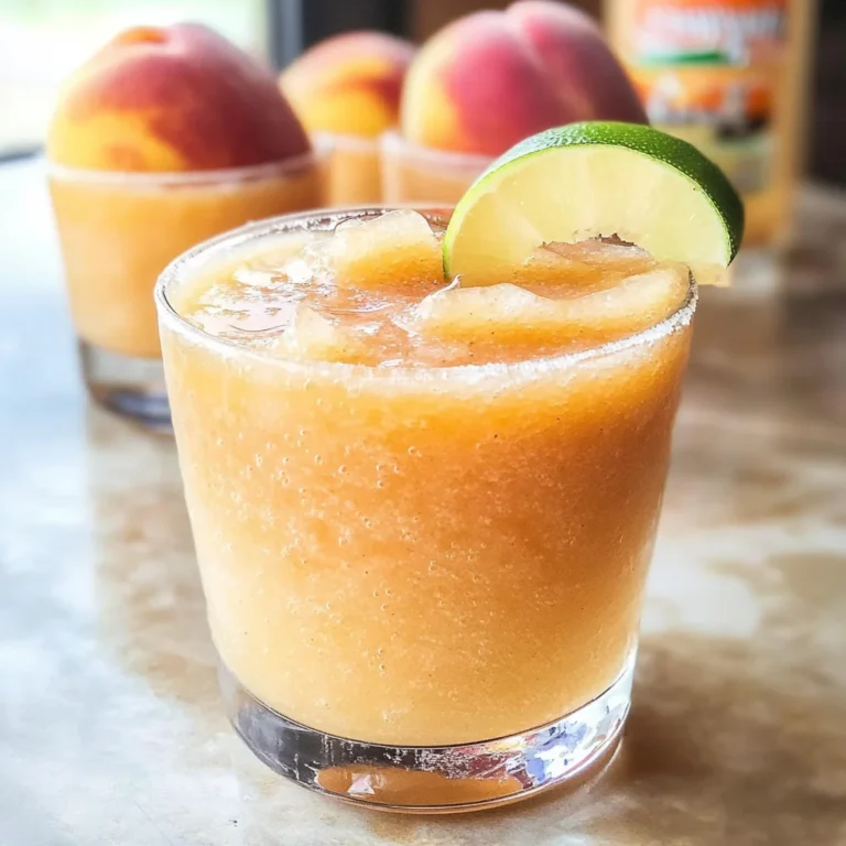 Bourbon Peach Slush