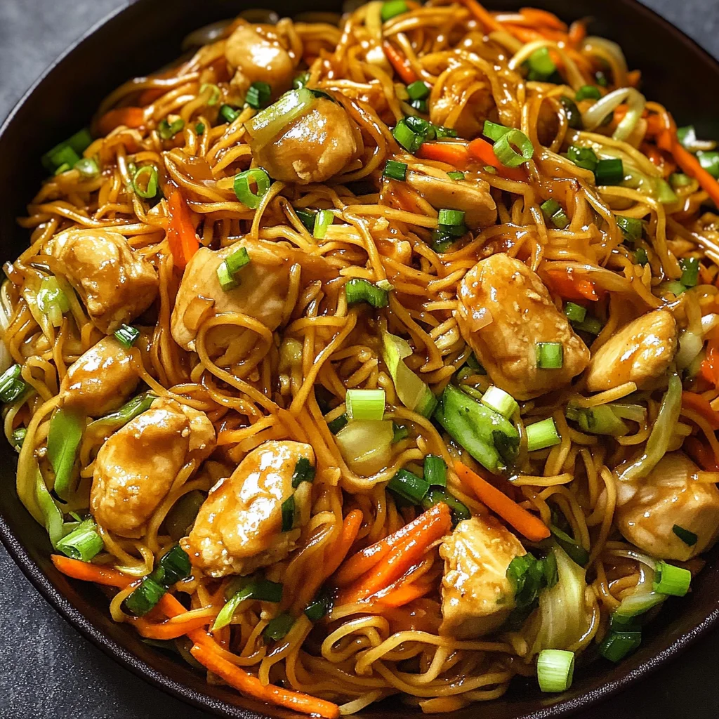 Chicken Chow Mein with the Best Chow Mein Sauce