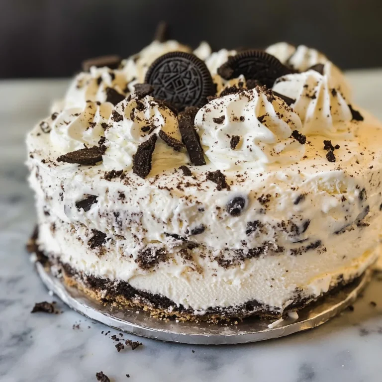 Cookies and Cream Ice Cream Cake