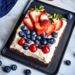 Easy 4th of July Brownies