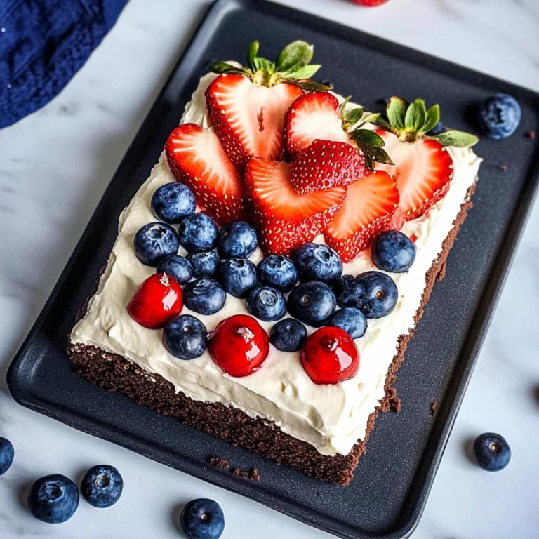 Easy 4th of July Brownies