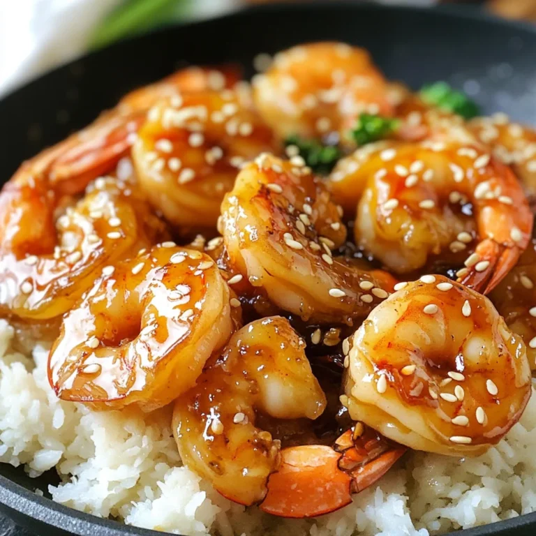 Easy One Pan Honey Garlic Shrimp