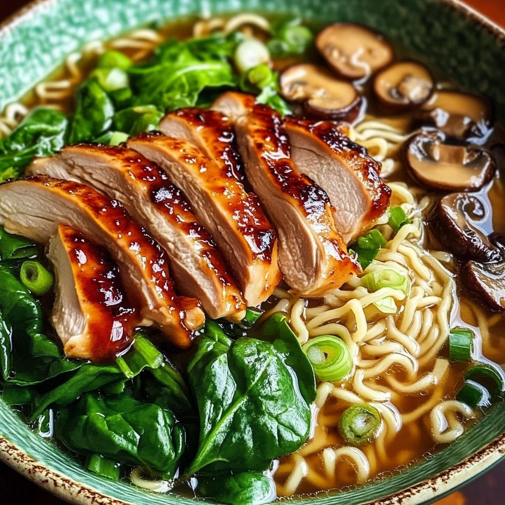 Ginger Glazed Chicken Ramen