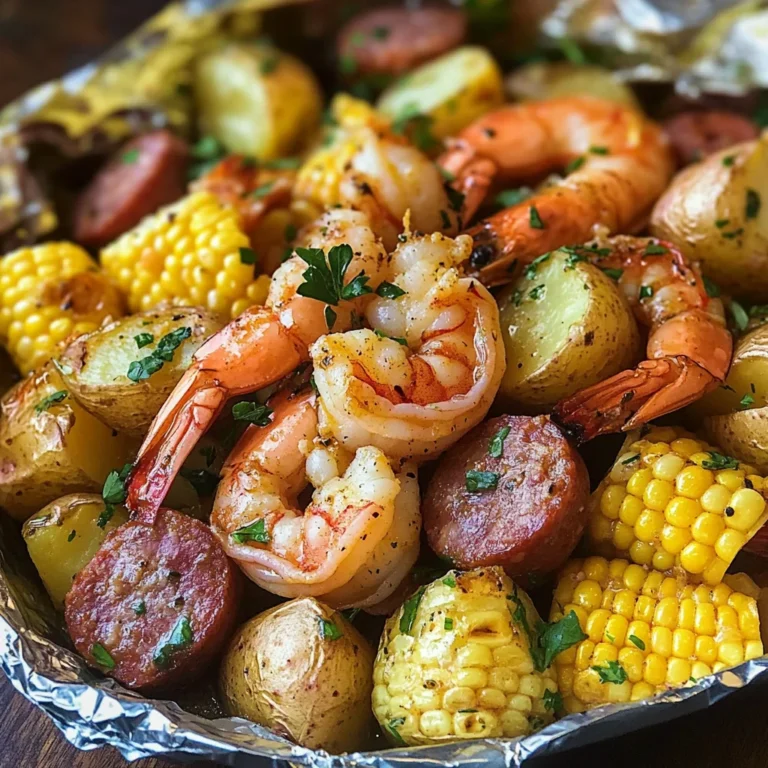 Grilled Shrimp Boil Packets