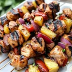 Hawaiian Chicken Skewers