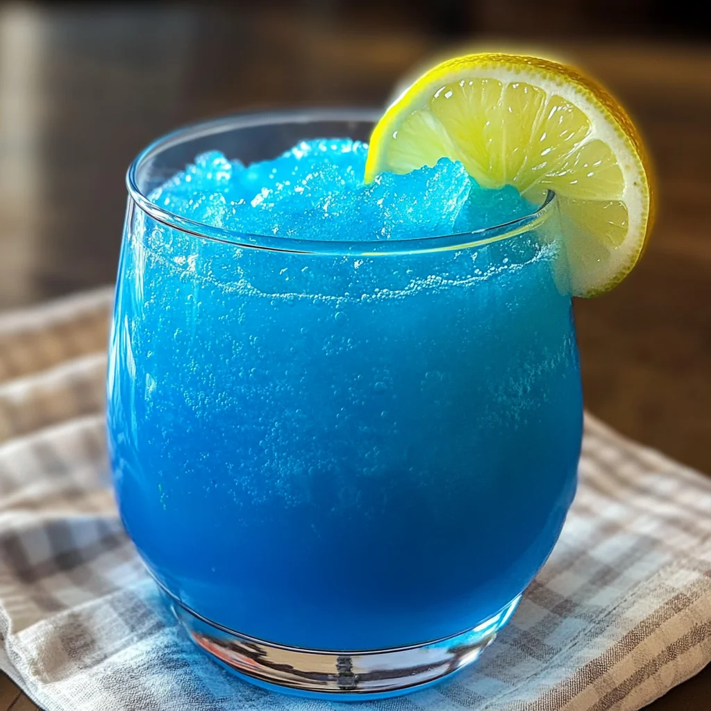 Lemon-Lime Blue Slushie