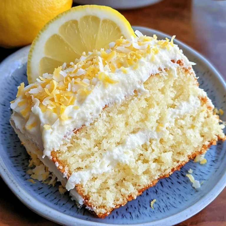 Lemon Coconut Cake