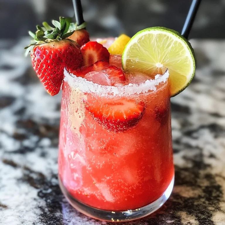 Strawberry Lemonade Margaritas