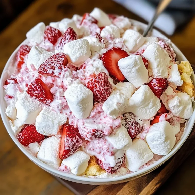 Strawberry Shortcake Fluff Salad
