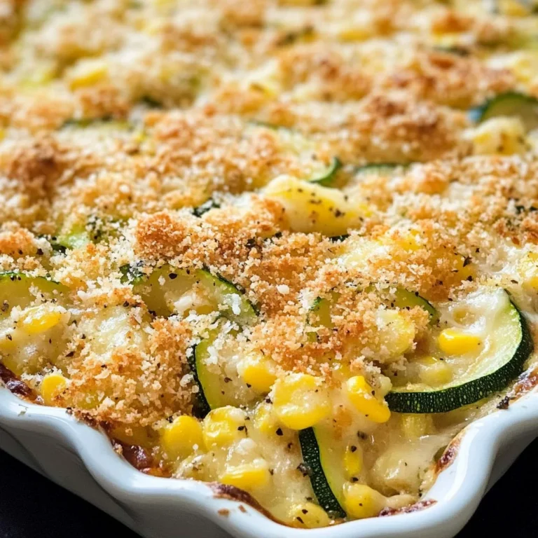 Zucchini Squash & Corn Casserole