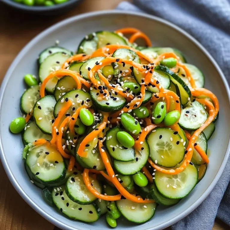 10-Minute Ginger Miso Cucumber Salad