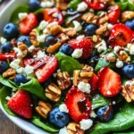 15-Minute Strawberry Spinach Salad