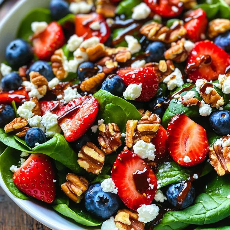 15-Minute Strawberry Spinach Salad