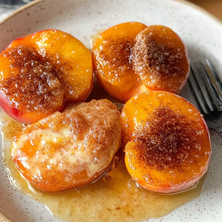 Air Fryer Peaches