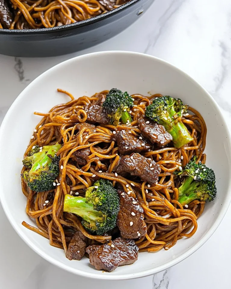 Beef and Broccoli Lomein