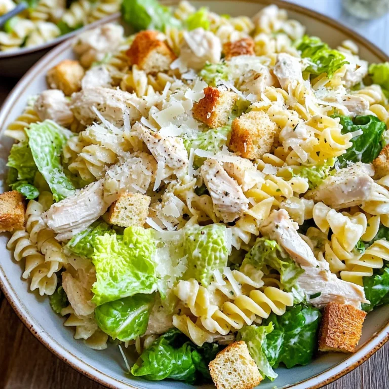 Chicken Caesar Pasta Salad