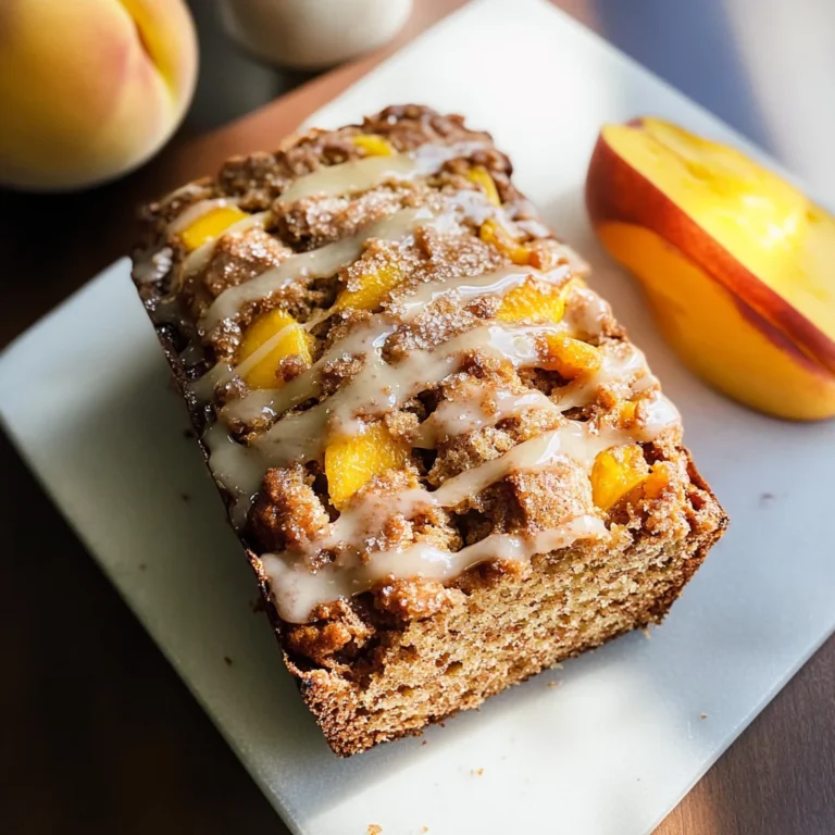 Cinnamon Peach Bread