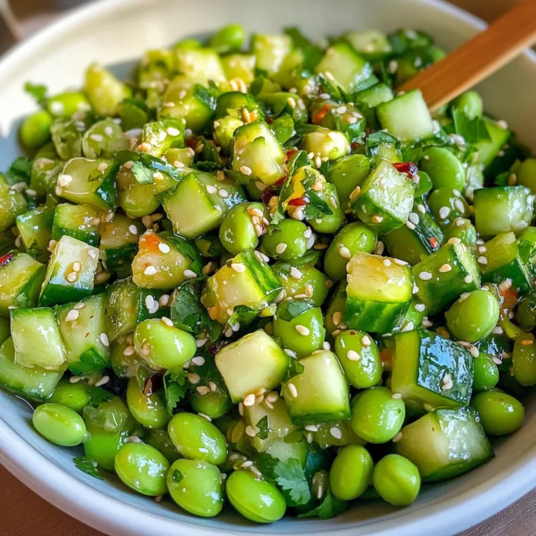 Cucumber Edamame Salad