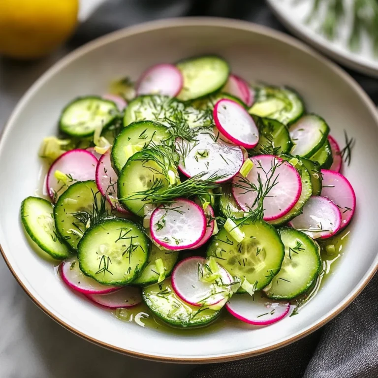 Cucumber Radish Salad