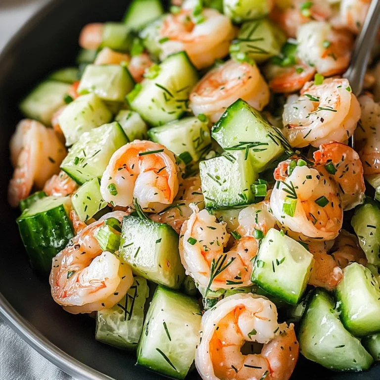 Cucumber Shrimp Salad