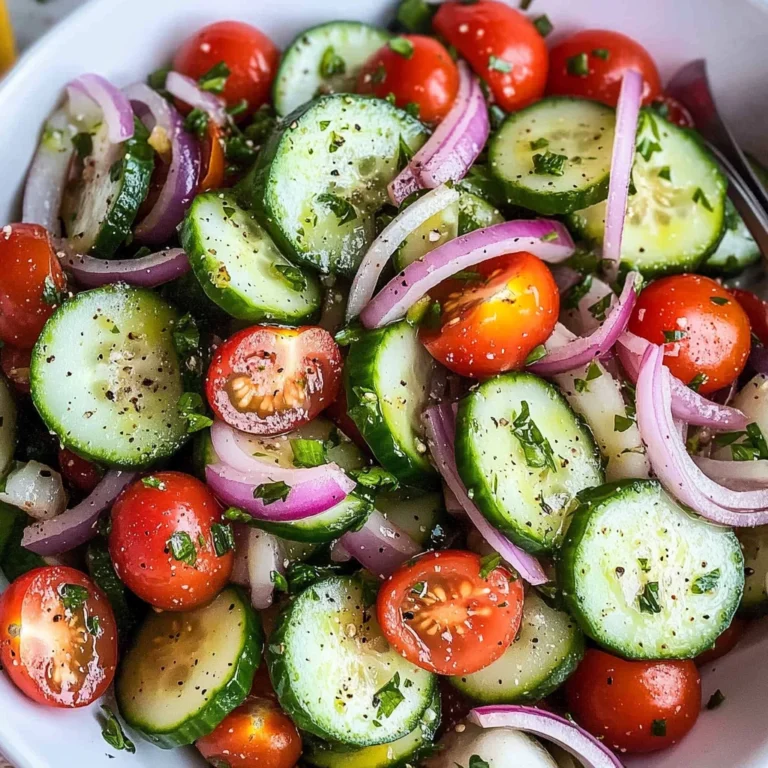 Cucumber Tomato Salad
