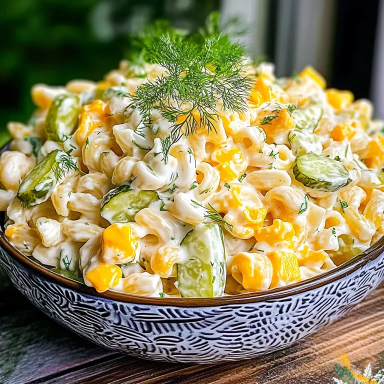 Dill Pickle Pasta Salad