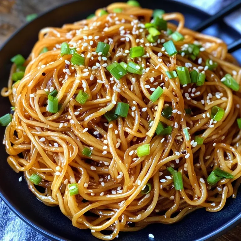 Garlic Sesame Lo Mein
