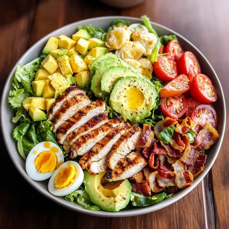 Grilled Chicken Cobb Salad with Honey Dijon {Paleo, Whole30 Option}
