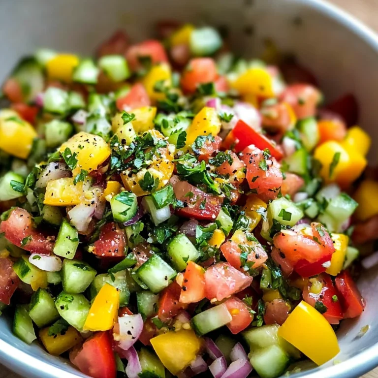 Israeli Salad Recipe