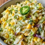 Jalapeno Corn Coleslaw