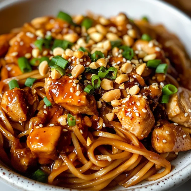 Kung Pao Chicken Noodles