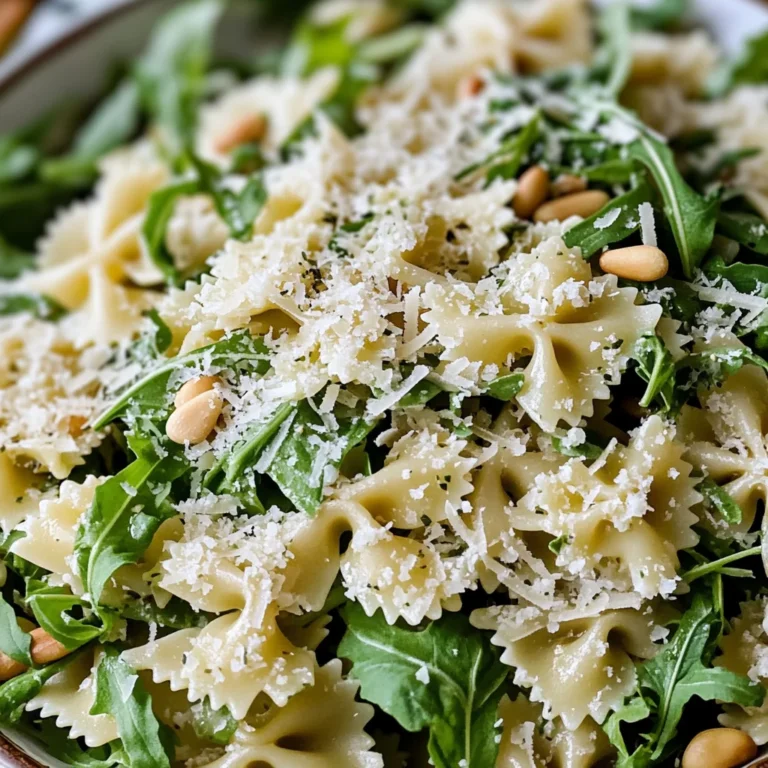 Lemon Basil Parmesan Pasta Salad