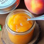 Small Batch Vanilla Peach Jam