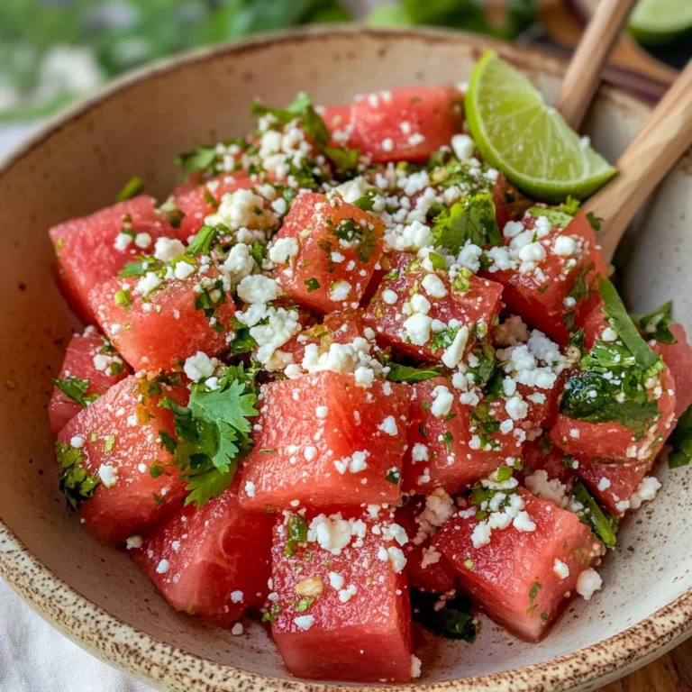 Spicy Watermelon Salad