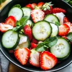 This Cucumber Strawberry Salad