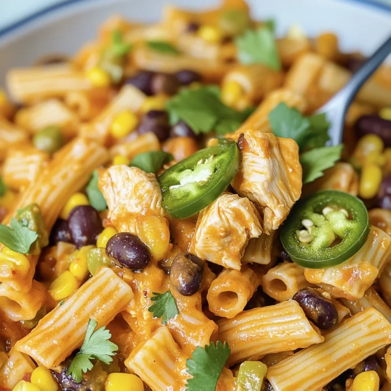 Zesty Chicken Enchilada Pasta Salad