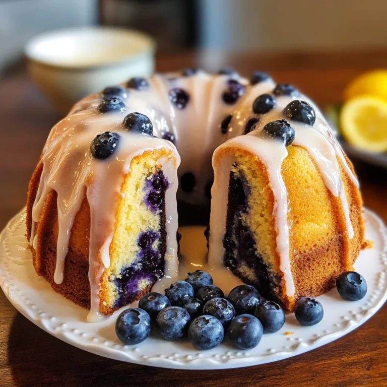 Blueberry Breakfast Bundt Cake