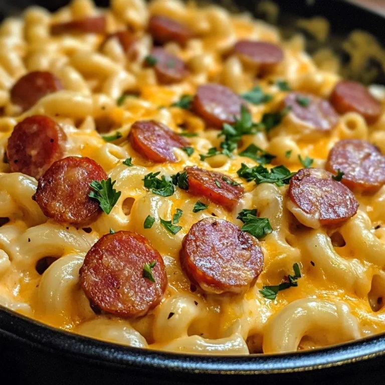 One-Pot Kielbasa Mac and Cheese
