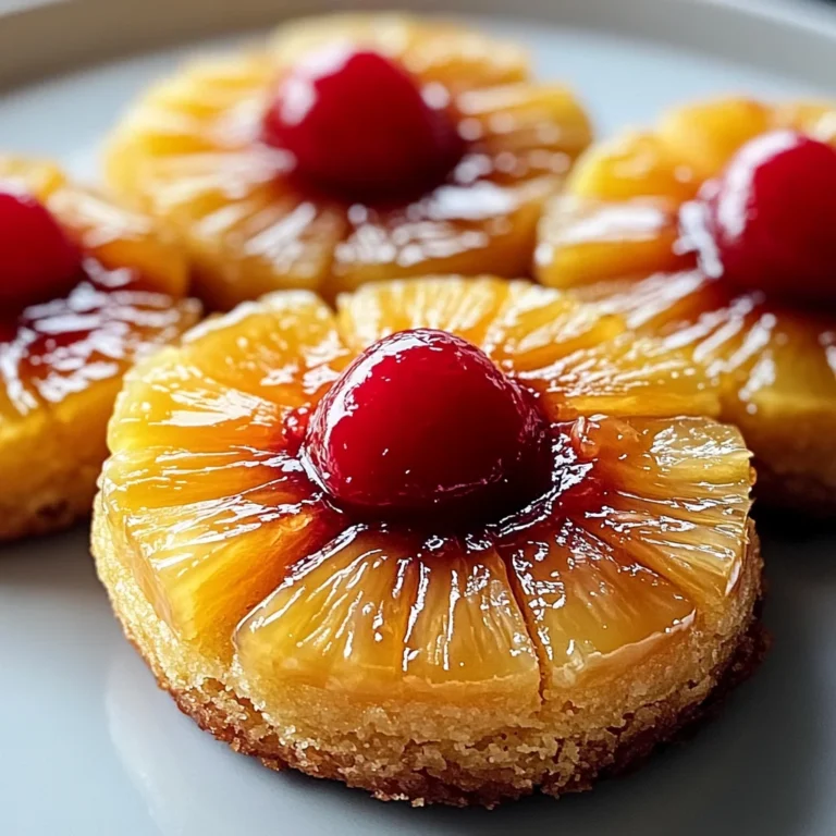 Pineapple Upside-Down Cookies: A Fun Twist on a Classic Dessert