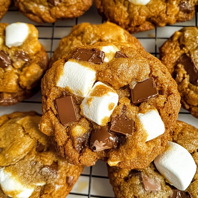 Pumpkin S'mores Cookies