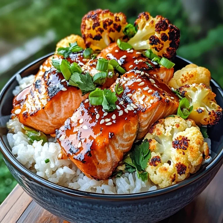 Sriracha Honey Salmon Bowls