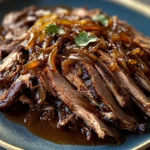 Sweet & Savory Caramelized Pulled Beef Brisket