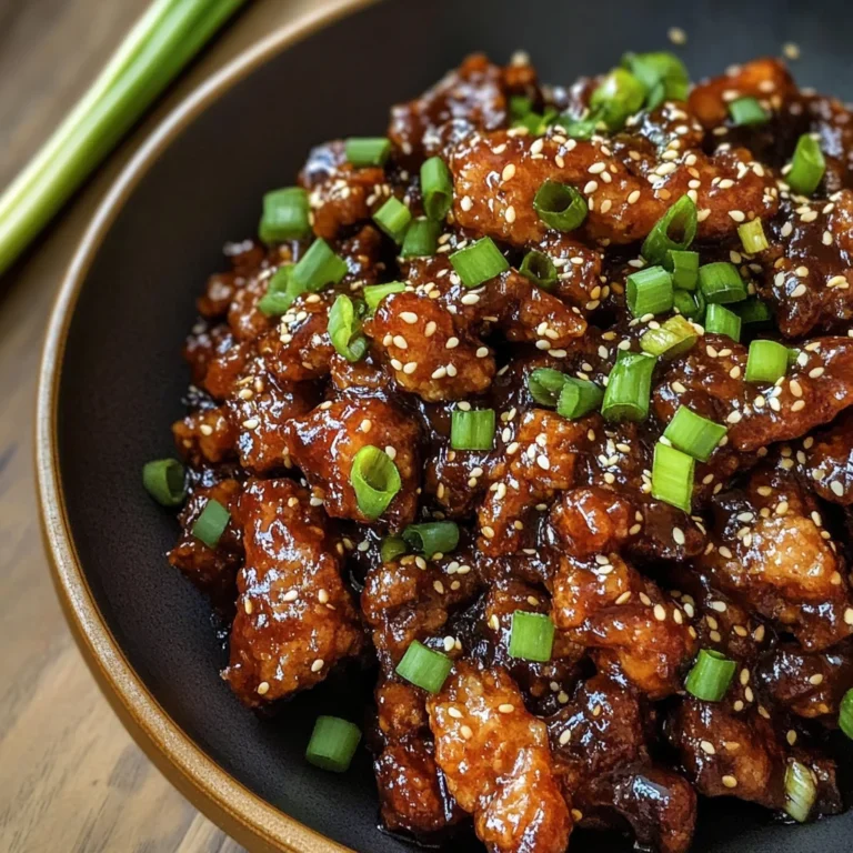 Sweet and Sticky Crispy Beef