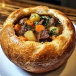 Beef Stew in Bread Bowls