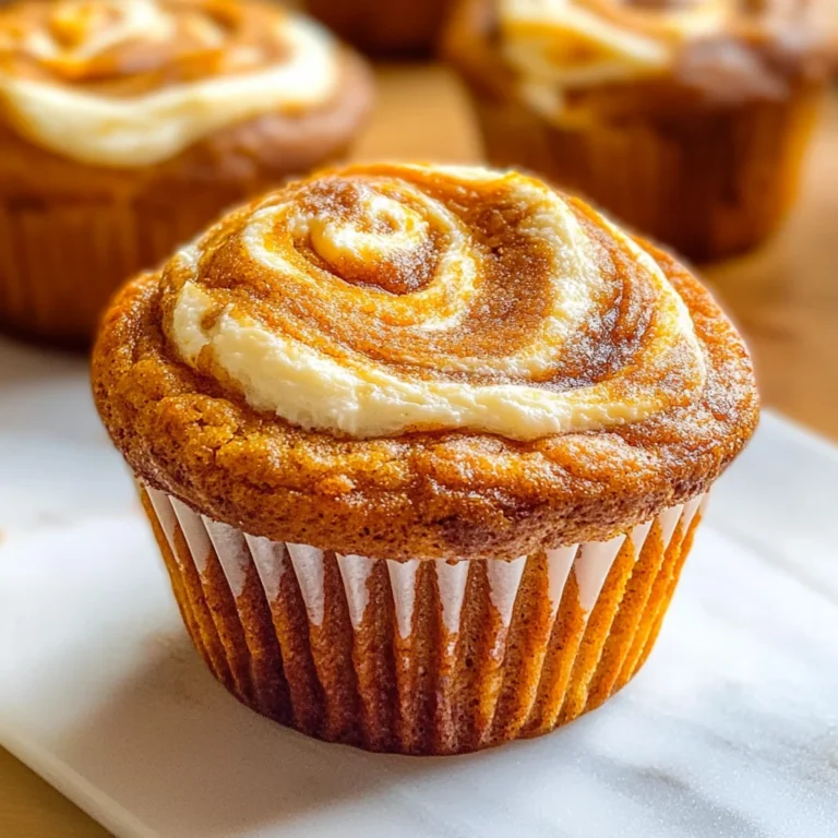 Best Swirled Pumpkin Cream Cheese Muffins