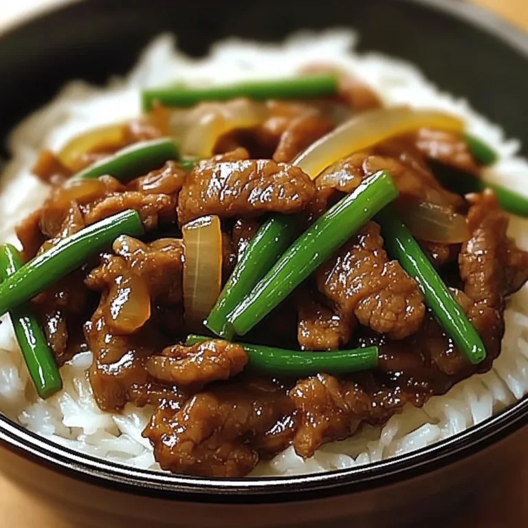 Chinese-Style Stir-Fried Beef with Sweet Onions